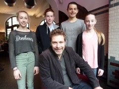 Oliver Pötzsch im Interview mit Hanna, Luisa, Nail und Tom